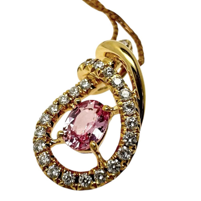 ピンクサファイア 0.316ct ダイヤモンド 計0.17ct ネックレス K18ゴールド 18金 3.3g 45cm レディース
【中古】【真子質店】【NN】




【MoMiMa】