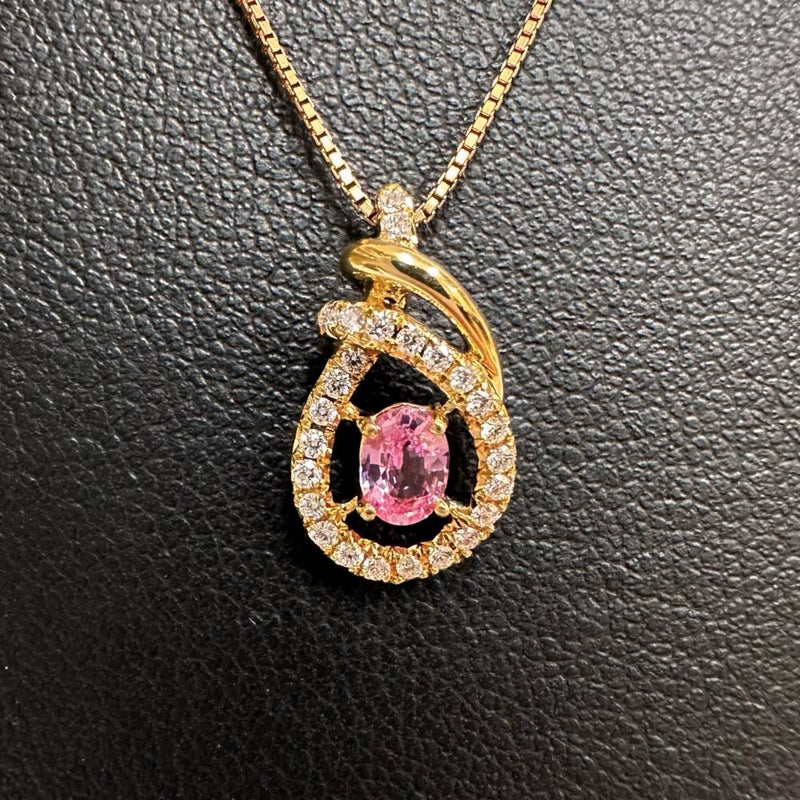 ピンクサファイア 0.316ct ダイヤモンド 計0.17ct ネックレス K18ゴールド 18金 3.3g 45cm レディース
【中古】【真子質店】【NN】




【MoMiMa】