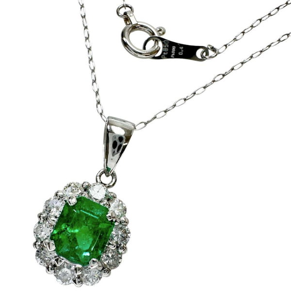 エメラルド 0.85ct ダイヤモンド 計0.46ct ネックレス Pt900プラチナ/Pt850プラチナ 2.9g 40cm レディース
【中古】【真子質店】【NN】




【YxMo】