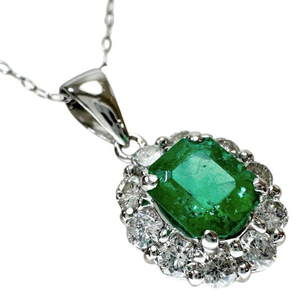 エメラルド 0.85ct ダイヤモンド 計0.46ct ネックレス Pt900プラチナ/Pt850プラチナ 2.9g 40cm レディース
【中古】【真子質店】【NN】




【YxMo】