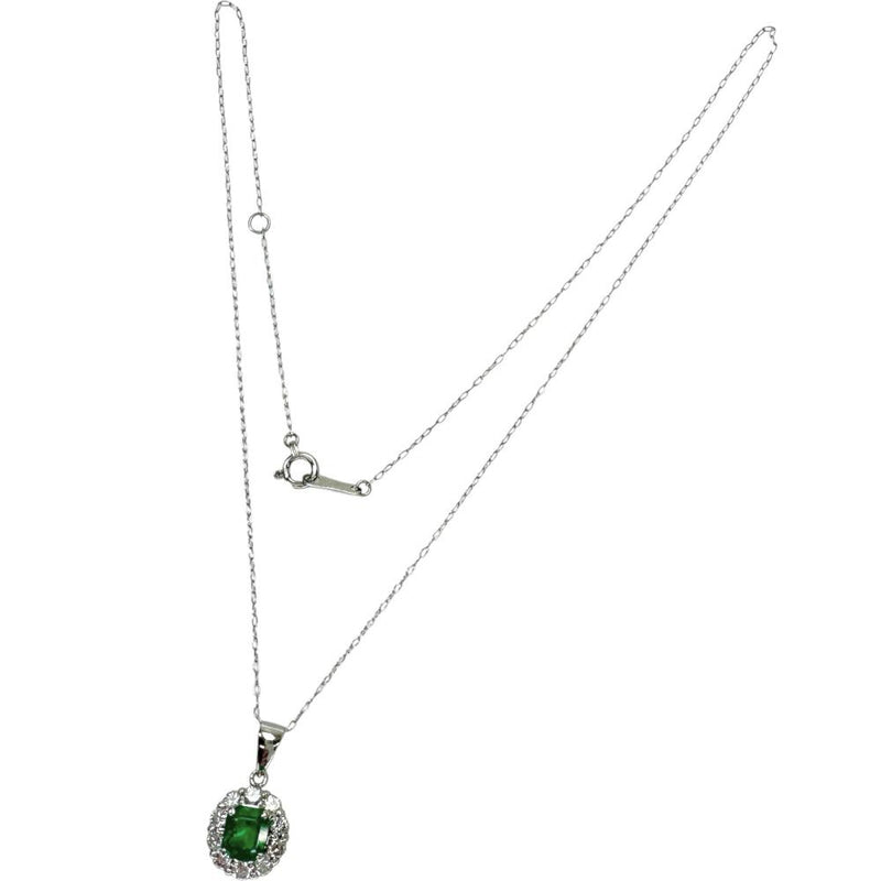 エメラルド 0.85ct ダイヤモンド 計0.46ct ネックレス Pt900プラチナ/Pt850プラチナ 2.9g 40cm レディース
【中古】【真子質店】【NN】




【YxMo】