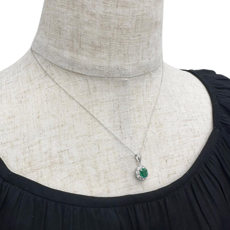 エメラルド 0.85ct ダイヤモンド 計0.46ct ネックレス Pt900プラチナ/Pt850プラチナ 2.9g 40cm レディース
【中古】【真子質店】【NN】




【YxMo】