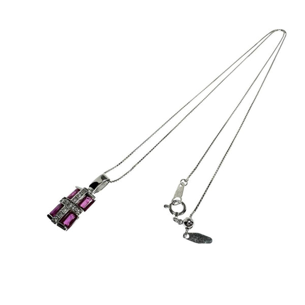 ルビー 計1.00ct ダイヤモンド 計0.12ct ネックレス K18WGホワイトゴールド 18金 4.2g 45cm レディース
【中古】【真子質店】【NN】




【KxD】