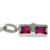 ルビー 計1.00ct ダイヤモンド 計0.12ct ネックレス K18WGホワイトゴールド 18金 4.2g 45cm レディース
【中古】【真子質店】【NN】




【KxD】