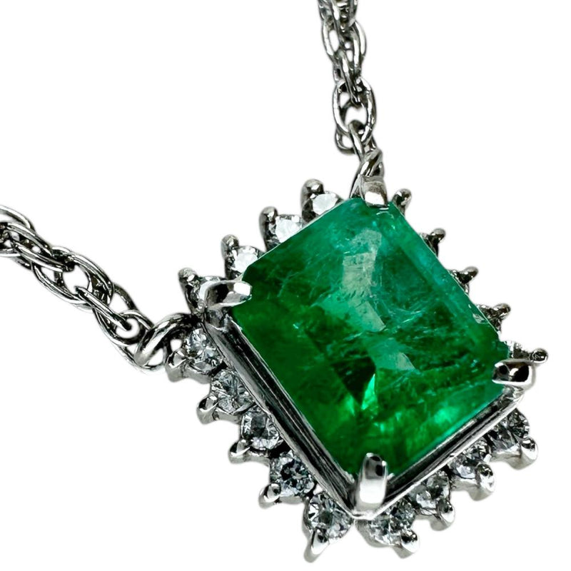 エメラルド 1.00ct ダイヤモンド 計0.15ct ネックレス Pt850プラチナ 5.1g 41cm レディース
【中古】【真子質店】【NN】




【DSMo】