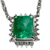 エメラルド 1.00ct ダイヤモンド 計0.15ct ネックレス Pt850プラチナ 5.1g 41cm レディース
【中古】【真子質店】【NN】




【DSMo】