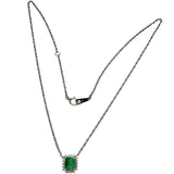 エメラルド 1.00ct ダイヤモンド 計0.15ct ネックレス Pt850プラチナ 5.1g 41cm レディース
【中古】【真子質店】【NN】




【DSMo】