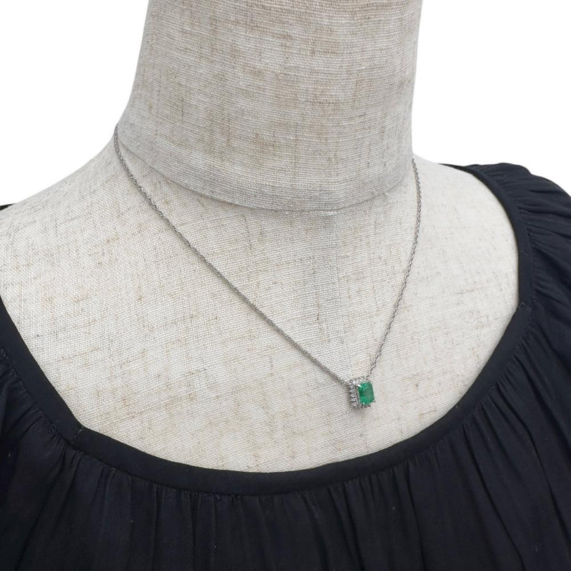 エメラルド 1.00ct ダイヤモンド 計0.15ct ネックレス Pt850プラチナ 5.1g 41cm レディース
【中古】【真子質店】【NN】




【DSMo】