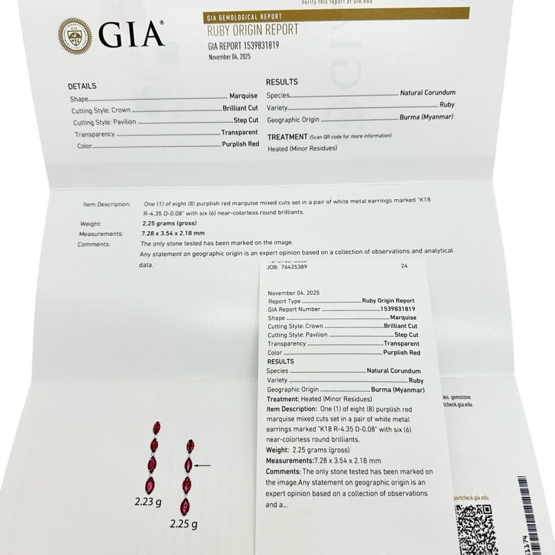 ビルマ産ルビー 4.35ct ダイヤモンド 0.08ct ピアス K18WGホワイトゴールド 18金 4.3g レディース
【中古】【真子質店】【NN】




【IIMoMo】