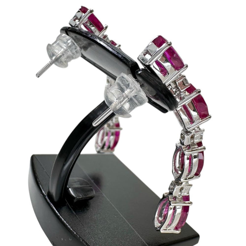 ビルマ産ルビー 4.35ct ダイヤモンド 0.08ct ピアス K18WGホワイトゴールド 18金 4.3g レディース
【中古】【真子質店】【NN】




【IIMoMo】