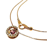 パパラチャサファイア 0.21ct ダイヤモンド 計0.20ct ネックレス K18PGピンクゴールド 18金 3.7g 50cm レディース
【中古】【真子質店】【NN】




【KKx】