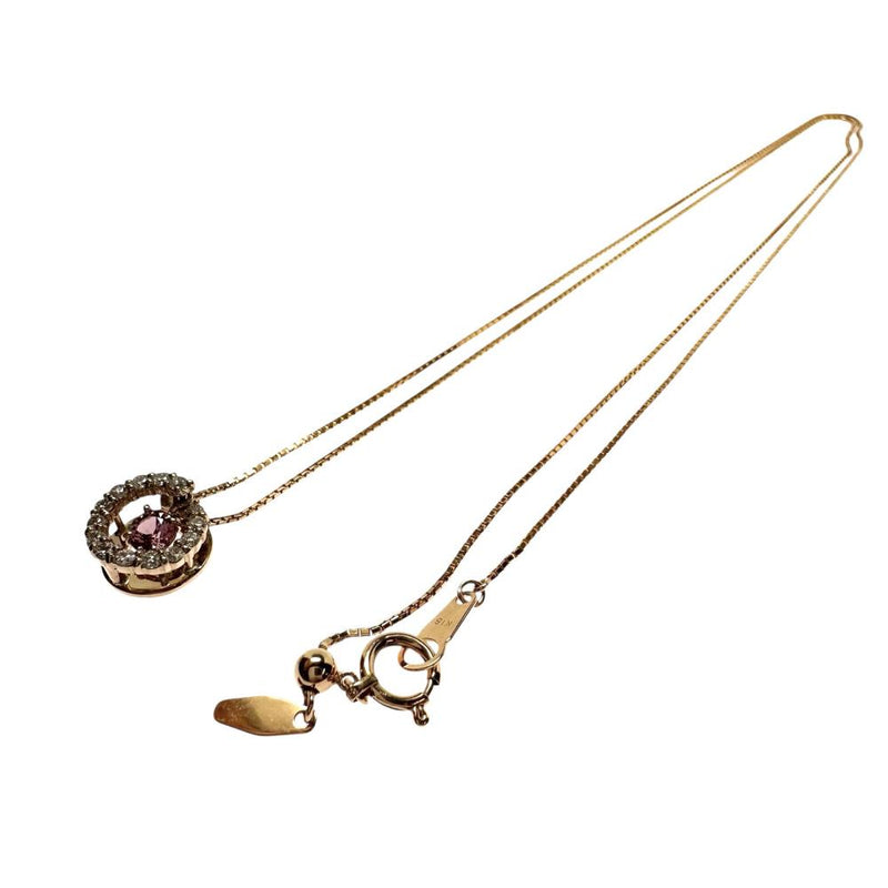 パパラチャサファイア 0.21ct ダイヤモンド 計0.20ct ネックレス K18PGピンクゴールド 18金 3.7g 50cm レディース
【中古】【真子質店】【NN】




【KKx】