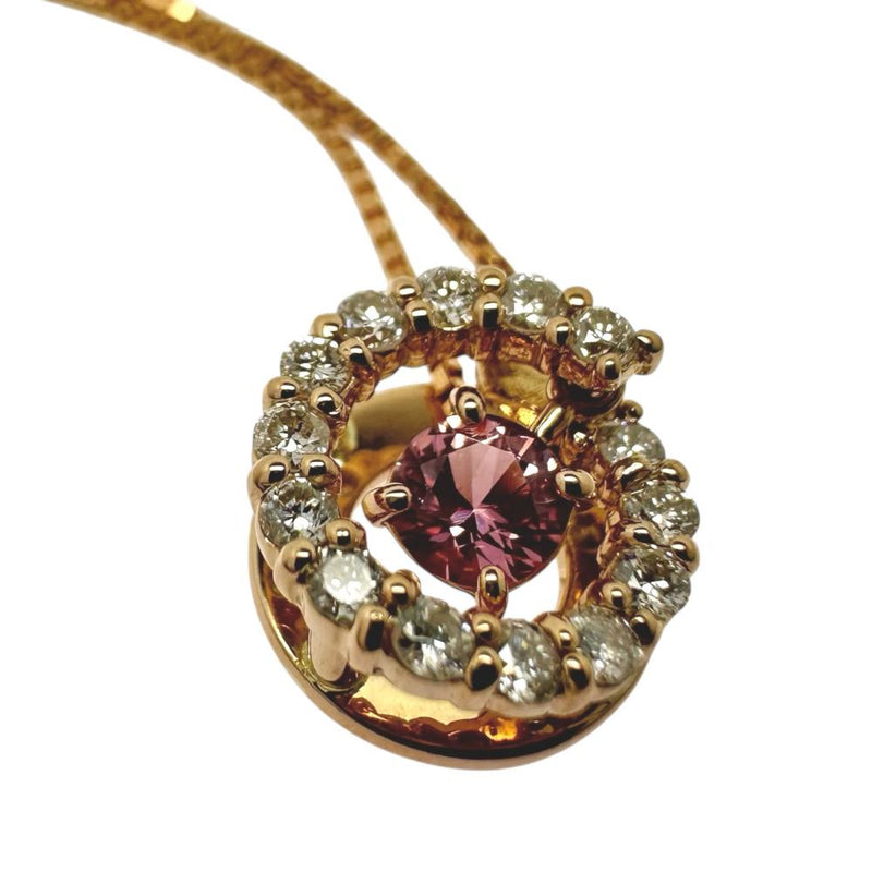 パパラチャサファイア 0.21ct ダイヤモンド 計0.20ct ネックレス K18PGピンクゴールド 18金 3.7g 50cm レディース
【中古】【真子質店】【NN】




【KKx】