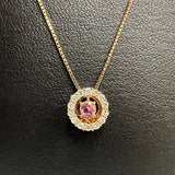 パパラチャサファイア 0.21ct ダイヤモンド 計0.20ct ネックレス K18PGピンクゴールド 18金 3.7g 50cm レディース
【中古】【真子質店】【NN】




【KKx】