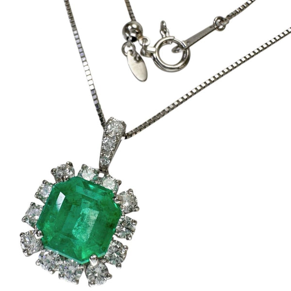 エメラルド 2.01ct ダイヤモンド 計0.68ct ネックレス Pt950プラチナ/Pt850プラチナ 4.8g 45cm レディース
【中古】【真子質店】【NN】




【IYMox】