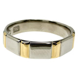 8号【NINA RICCI/ニナリッチ】 平打ち リング・指輪 Pt900プラチナ/K18ゴールド 18金 3.9g レディース
【中古】【真子質店】【BL】




【TKx】
【ex】