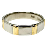 8号【NINA RICCI/ニナリッチ】 平打ち リング・指輪 Pt900プラチナ/K18ゴールド 18金 3.9g レディース
【中古】【真子質店】【BL】




【TKx】
【ex】