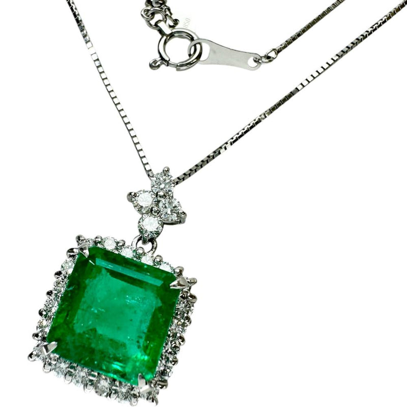 エメラルド 3.55ct ダイヤモンド 計0.56ct ネックレス Pt900プラチナ/Pt850プラチナ 6.4g 45cm レディース
【中古】【真子質店】【NN】




【TIDMo】