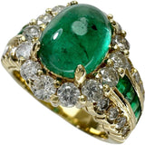 10.5号 中央カボションエメラルド 2.11ct 他エメラルド 0.45ct ダイヤモンド 1.03ct リング・指輪 K18ゴールド 18金 9.4g レディース
【中古】【真子質店】【NN】




【IKSMa】