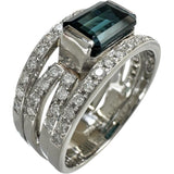 11.5号 ブルートルマリン 1.65ct ダイヤモンド 計0.57ct リング・指輪 Pt900プラチナ 9.5g レディース
【中古】【真子質店】【NN】




【SDY】