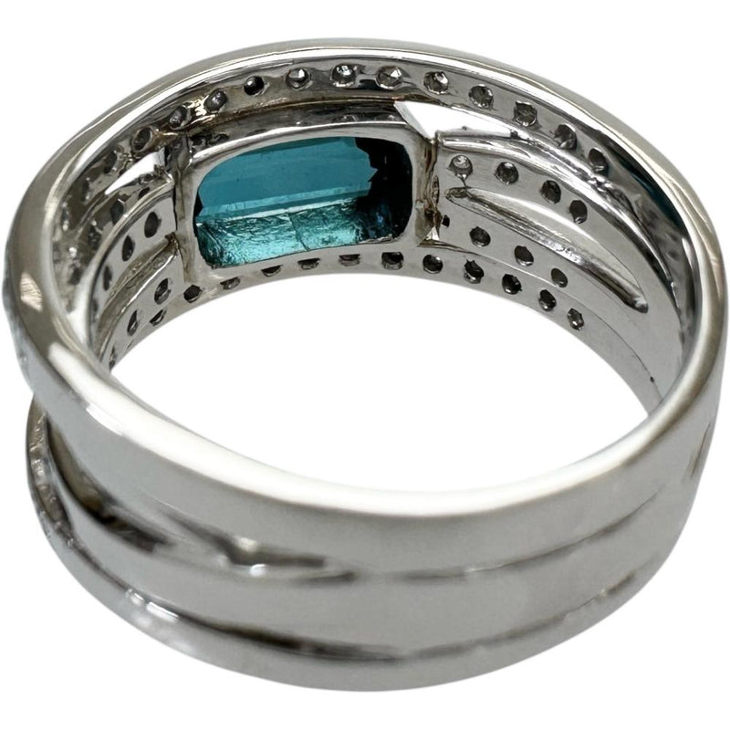 11.5号 ブルートルマリン 1.65ct ダイヤモンド 計0.57ct リング・指輪 Pt900プラチナ 9.5g レディース
【中古】【真子質店】【NN】




【SDY】