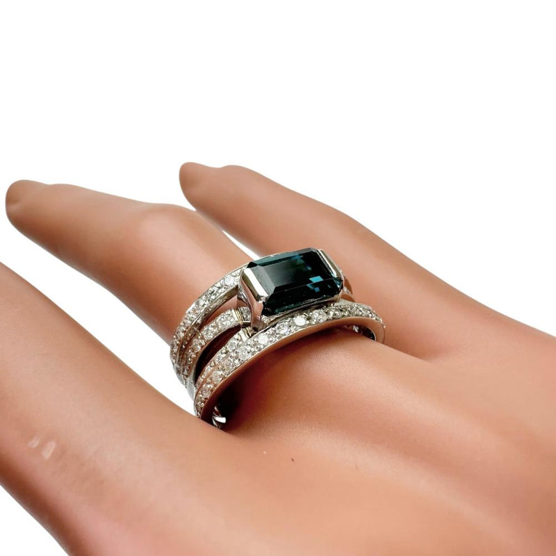 11.5号 ブルートルマリン 1.65ct ダイヤモンド 計0.57ct リング・指輪 Pt900プラチナ 9.5g レディース
【中古】【真子質店】【NN】




【SDY】