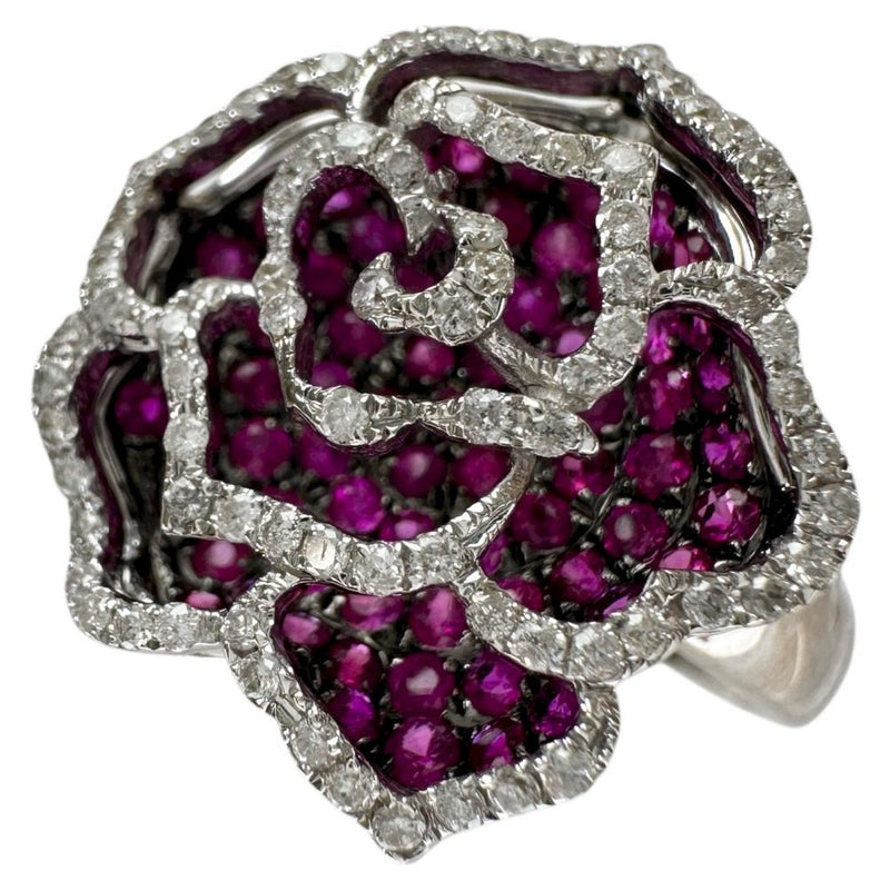 18号 薔薇/バラモチーフ ルビー 0.9ct ダイヤモンド 0.35ct リング・指輪 K18WGホワイトゴールド 18金 7.0g レディース
【中古】【真子質店】【NN】




【ITDMa】