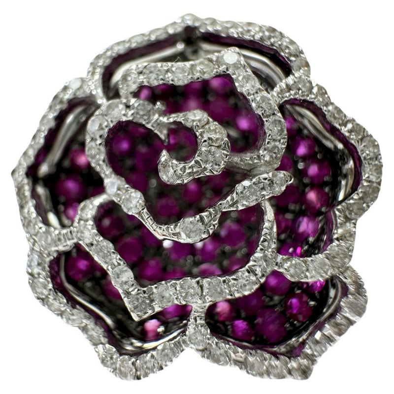 18号 薔薇/バラモチーフ ルビー 0.9ct ダイヤモンド 0.35ct リング・指輪 K18WGホワイトゴールド 18金 7.0g レディース
【中古】【真子質店】【NN】




【ITDMa】