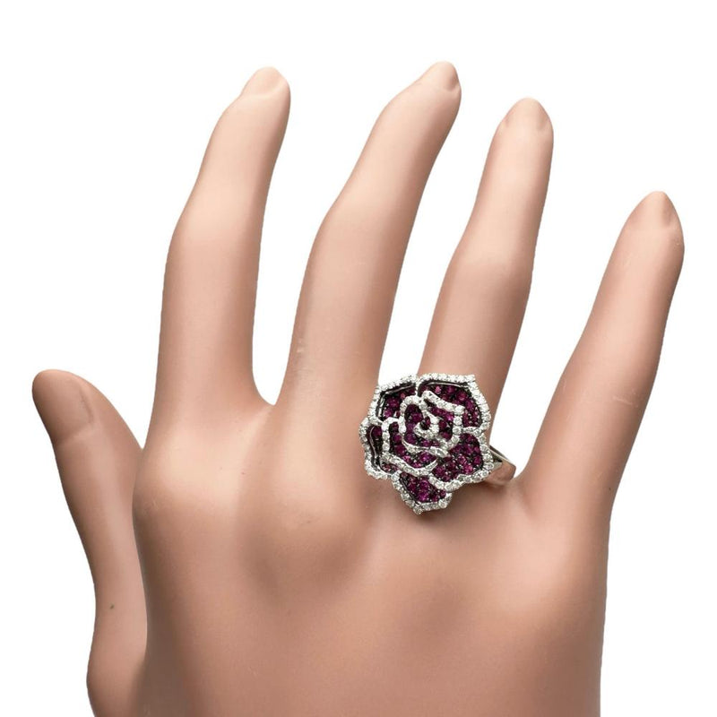 18号 薔薇/バラモチーフ ルビー 0.9ct ダイヤモンド 0.35ct リング・指輪 K18WGホワイトゴールド 18金 7.0g レディース
【中古】【真子質店】【NN】




【ITDMa】