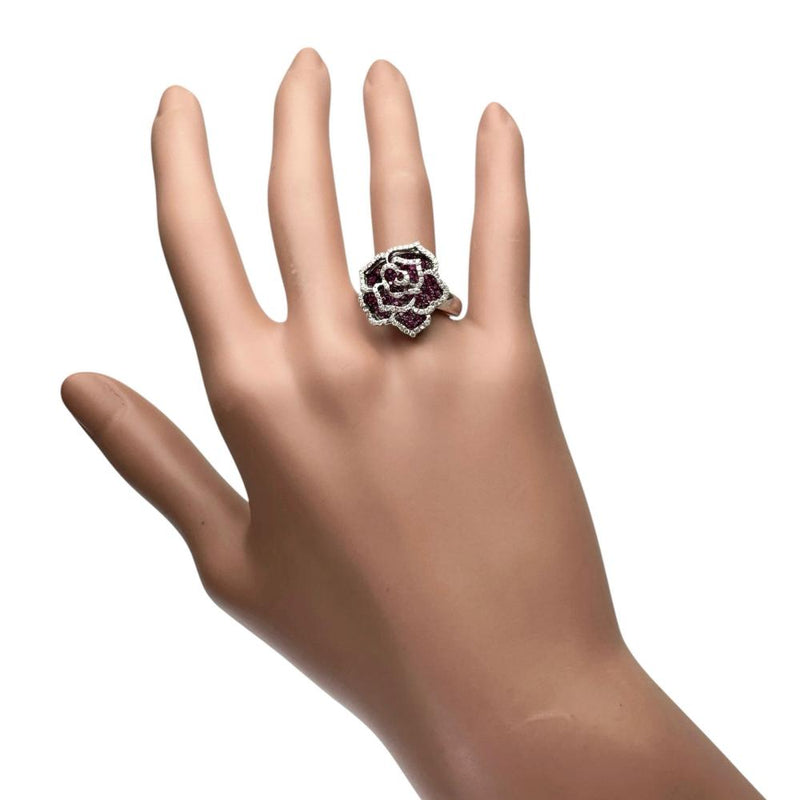 18号 薔薇/バラモチーフ ルビー 0.9ct ダイヤモンド 0.35ct リング・指輪 K18WGホワイトゴールド 18金 7.0g レディース
【中古】【真子質店】【NN】




【ITDMa】