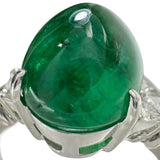 20号 カボションエメラルド 8.04ct ダイヤモンド 0.36ct リング・指輪 Pt900プラチナ 8.4g レディース
【中古】【真子質店】【NN】




【IKSMa】