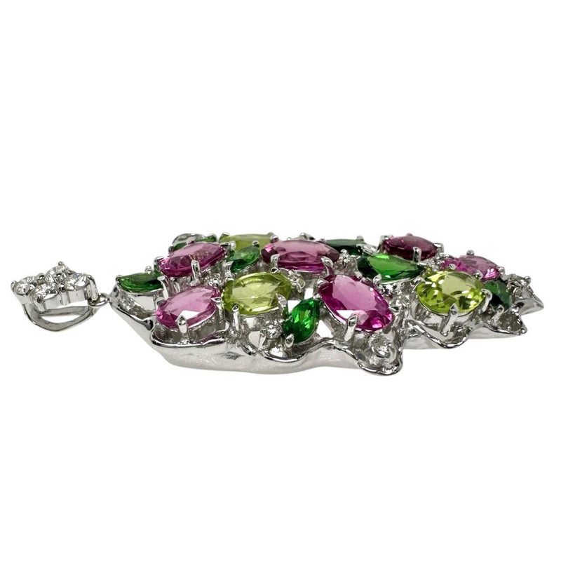 ピンクトルマリン/グリーンガーネット/ペリドット ダイヤモンド 計0.29ct ペンダントトップ K18WGホワイトゴールド 18金 11.5g レディース
【中古】【真子質店】【NN】




【IYSD】