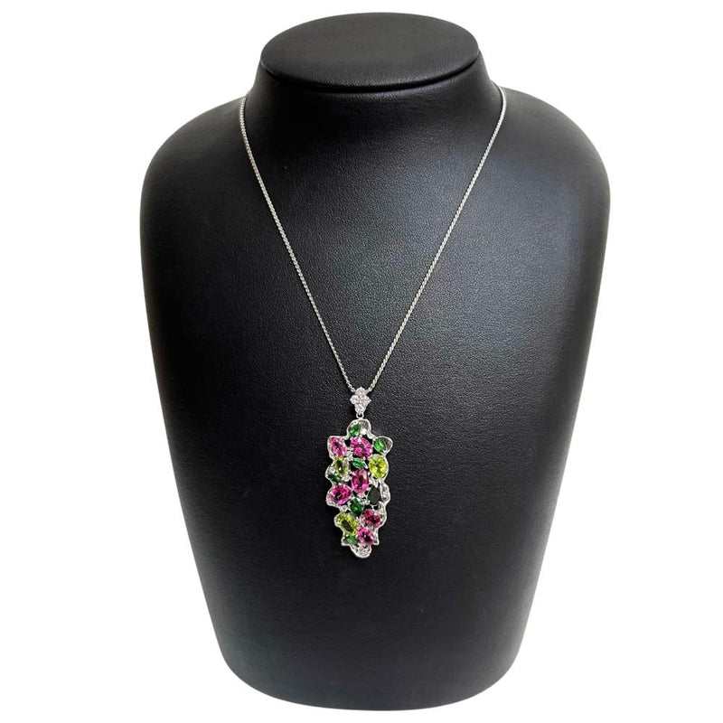 ピンクトルマリン/グリーンガーネット/ペリドット ダイヤモンド 計0.29ct ペンダントトップ K18WGホワイトゴールド 18金 11.5g レディース
【中古】【真子質店】【NN】




【IYSD】