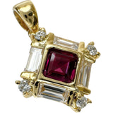 ルビー 0.35ct ダイヤモンド 0.51ct ペンダントトップ K18ゴールド 18金 2.2g レディース
【中古】【真子質店】【NN】




【MoMiMa】