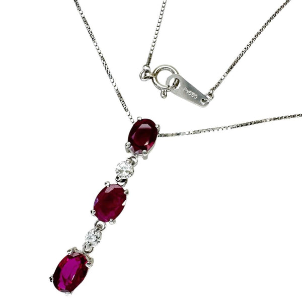 ルビー 0.65/0.68/0.79ct ダイヤモンド 0.15ct ネックレス Pt900プラチナ/Pt850プラチナ 4.6g 40cm レディース
【中古】【真子質店】【NN】




【IIxx】