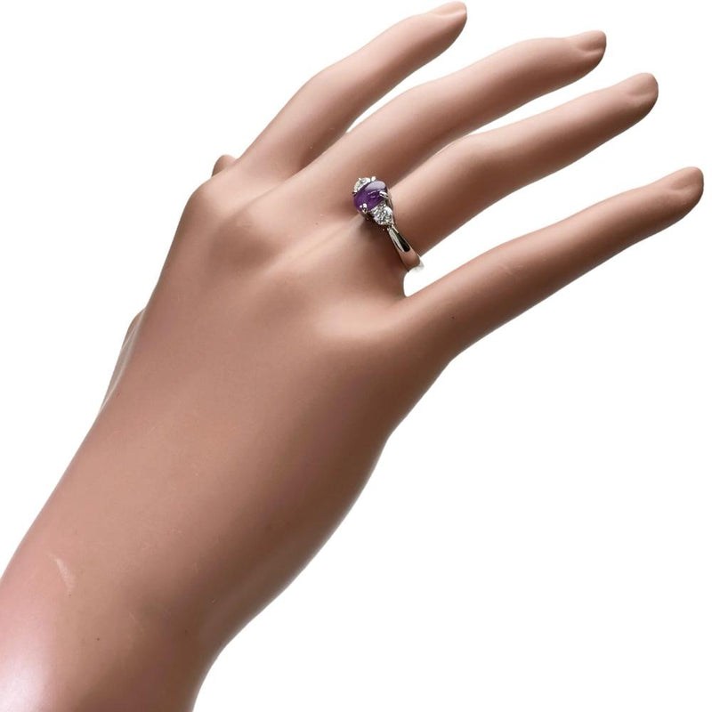 11号 パープルスターサファイア 1.51ct ダイヤモンド 0.28ct リング・指輪 Pt900プラチナ 5.3g レディース
【中古】【真子質店】【NN】




【YSMa】