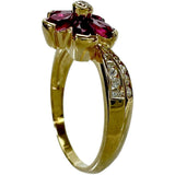 13号 花/フラワーモチーフ ルビー 1.00ct ダイヤモンド 0.20ct リング・指輪 K18ゴールド 18金 3.6g レディース
【中古】【真子質店】【NN】




【YMiT】