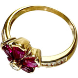 13号 花/フラワーモチーフ ルビー 1.00ct ダイヤモンド 0.20ct リング・指輪 K18ゴールド 18金 3.6g レディース
【中古】【真子質店】【NN】




【YMiT】