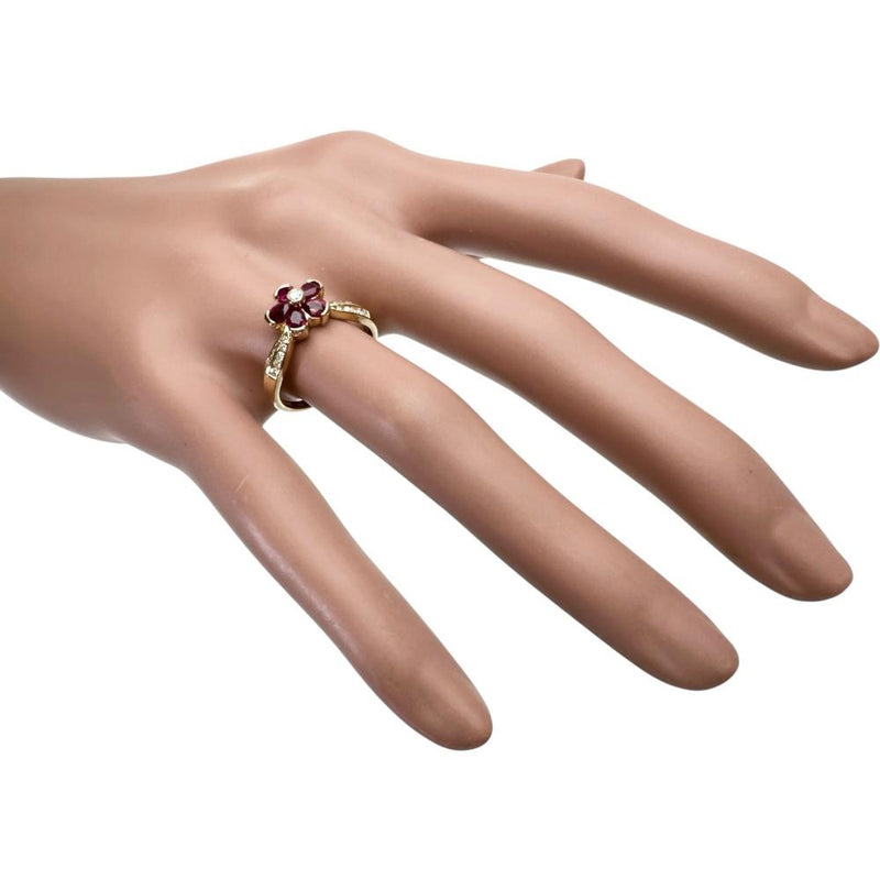 13号 花/フラワーモチーフ ルビー 1.00ct ダイヤモンド 0.20ct リング・指輪 K18ゴールド 18金 3.6g レディース
【中古】【真子質店】【NN】




【YMiT】