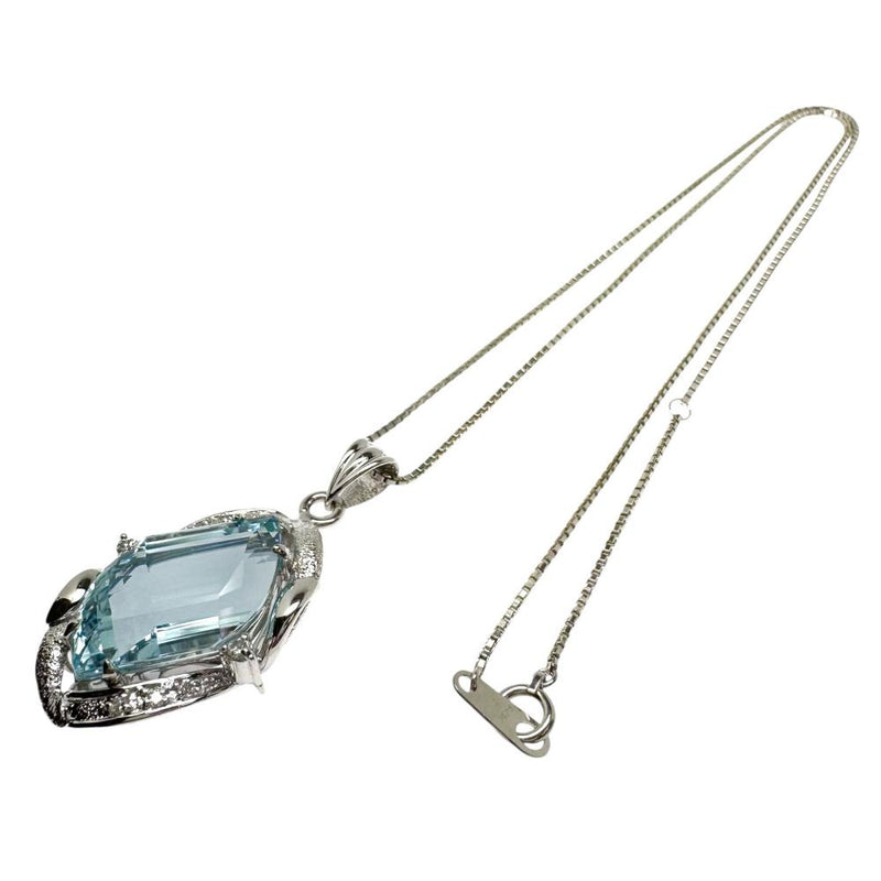 アクアマリン 11.41ct ダイヤモンド 計0.12ct ネックレス Pt900プラチナ/Pt850プラチナ 13.4g 40.5cm レディース
【中古】【真子質店】【NN】




【IMoxx】