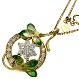 ★★最終特価品 【中嶋邦夫】花/フラワーモチーフ ダイヤモンド 0.46ct ネックレス K18ゴールド 18金/エナメル 6.8g 45cm レディース
【中古】【真子質店】【BL】




【ISMix】