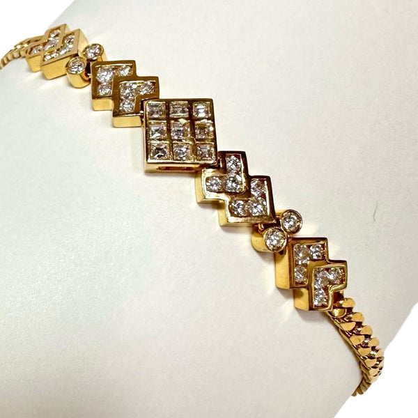 ダイヤモンド 計0.86 ct ブレスレット K18ゴールド 18金 9.1g 17.5cm レディース
【中古】【真子質店】【NN】




【IKMaMi】