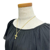 つる草風 十字架/クロスデザイン ダイヤモンド 0.10ct ネックレス K18ゴールド 18金 7.2g 46cm レディース
【中古】【真子質店】【NN】




【ITKY】