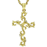 つる草風 十字架/クロスデザイン ダイヤモンド 0.10ct ネックレス K18ゴールド 18金 7.2g 46cm レディース
【中古】【真子質店】【NN】




【ITKY】