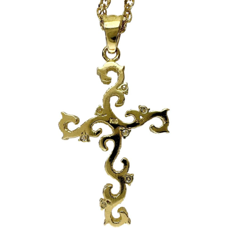 つる草風 十字架/クロスデザイン ダイヤモンド 0.10ct ネックレス K18ゴールド 18金 7.2g 46cm レディース
【中古】【真子質店】【NN】




【ITKY】
