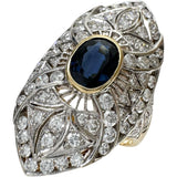 Size 15.5 Sapphire Diamond Ring K18 Gold 18K 9.6g Women's
[Used] [Makoto Shichiten] [NN]




[IKSMa]