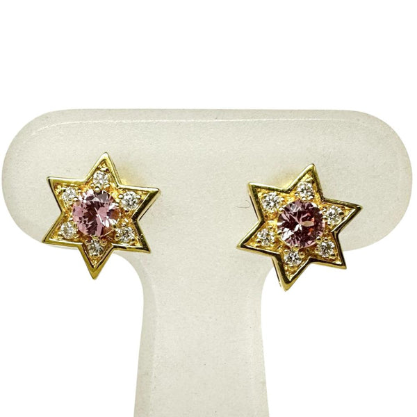 パパラチャサファイア 0.19×2 ct ダイヤモンド 計0.06×2ct ピアス K18ゴールド 18金 2.0g レディース
【中古】【真子質店】【NN】




【DKMa】