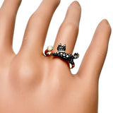 13号 黒猫モチーフ ブラックダイヤモンド 0.30ct ダイヤモンド 0.05ct リング・指輪 K18ゴールド 18金 4.5g レディース
【中古】【真子質店】【NN】




【MiMoMi】