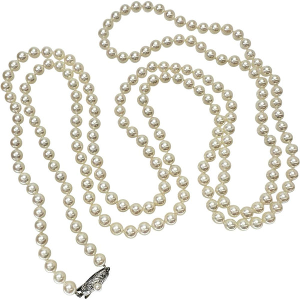 【TASAKI/タサキ】 ロング アコヤパール（真珠）6.0-6.5mm ネックレス シルバー 69.4g 130cm レディース
【中古】【真子質店】【NN】




【KMaK】