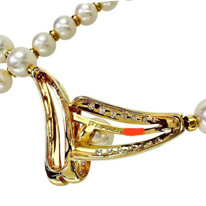 【POLA/ポーラ】 アコヤパール（真珠）6.8-8.3mm ダイヤモンド 0.59ct ネックレス K18ゴールド 18金 33.3g 39cm レディース
【中古】【真子質店】【NN】




【IMiKx】